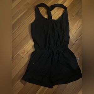 Black Racerback Romper